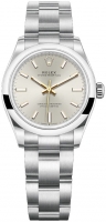 Rolex Oyster Perpetual 31 cadran argente