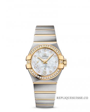 Réplique Omega Constellation Co Axial Master CHRONOMETER Petites secondes 27mm 127.25.27.20.55.002