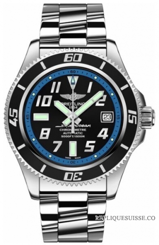 Copie Montre Breitling Superocean Abyss 42 Automatique Cadran Noir Hommes A1736402/BA30/161A