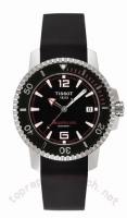 Tissot Diver Seastar acier noir Rubber Hommes T19.1.491.52 Montre Réplique