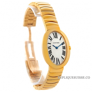 Cartier Baignoire Yellow Or Dames W8000008 Montre Réplique