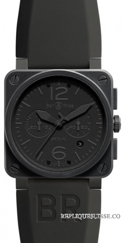 Bell & Ross BR 03-94 PHANTOM Chronographe 42mm des hommes Montre Réplique