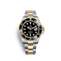 Rolex Sea-Dweller Oystersteel or jaune 18 ct M126603-0001 cadran noir