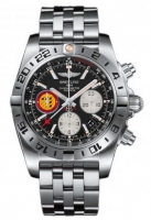 Copie Montre Breitling Chronomat 44 GMT 50eme Anniversaire Patrouille Suisse Acier Inox AB04203J/BD29/377A