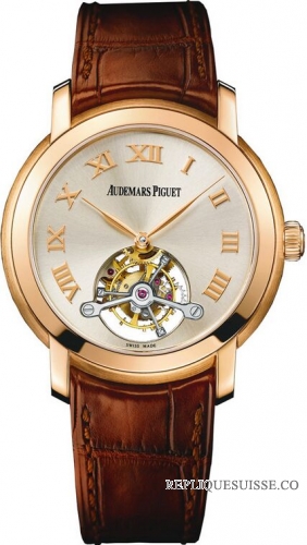 Audemars Piguet Jules Audemars Tourbillon 41mm Hommes 26561OR.OO.D088CR.01 Montre Réplique