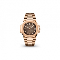 Patek Philippe Nautilus Cadran Brun Or Rose 18K Automatique 5711 / 1R-001 Montres Copie