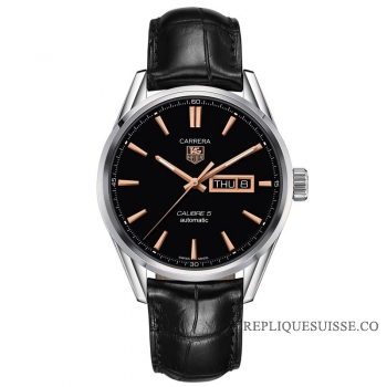 TAG Heuer Carrera Calibre 5 Day-Date Automatique 41 mm WAR201C.FC6266