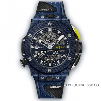 Réplique Hublot Big Bang Unico Golf Bleu Carbone