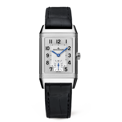 Copie Montre Jaeger-LeCoultre Reverso classique argent cadran plaie a la main pour hommes 2438520