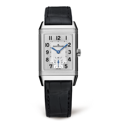 Copie Montre Jaeger-LeCoultre Reverso classique cadran argent plaies a la main pour les hommes 2458420