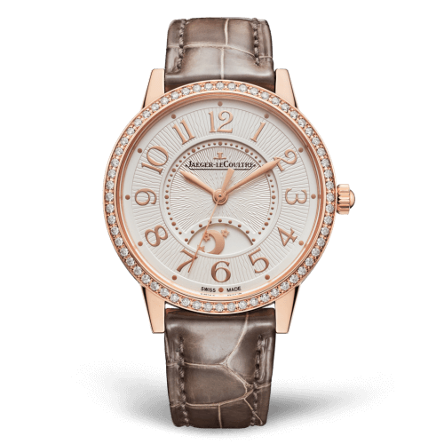 Copie Montre Jaeger-LeCoultre Rendez-Vous Nuit et Jour Moyen Or Rose/Diamant/Argent 3442440