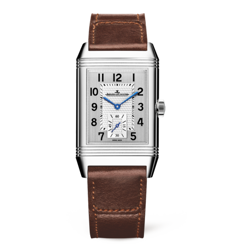 Copie Montre Jaeger-LeCoultre Reverso Classique Grand Duoface Petite Seconde Acier Inoxydable/Argent/Fagliano 3848422