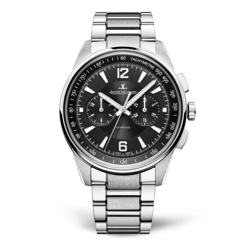 Copie Montre Jaeger-LeCoultre Polaris Chronographe Acier Inoxydable/Noir/Bracelet 9028170