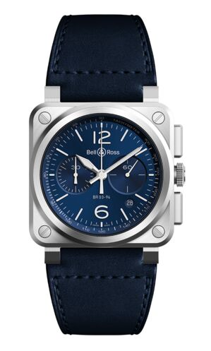 Copie Montre Bell & Ross BR 03 94 Acier Bleu BR0394-BLU-ST/SCA