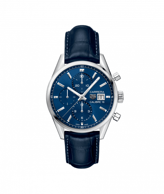 TAG Heuer Carrera Calibre 16 Chronographe Automatique Cadran Bleu Hommes