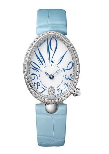 Copie de Breguet Reine de Naples Automatique Cadran Blanc Dames 8918BB/28/964/D00D