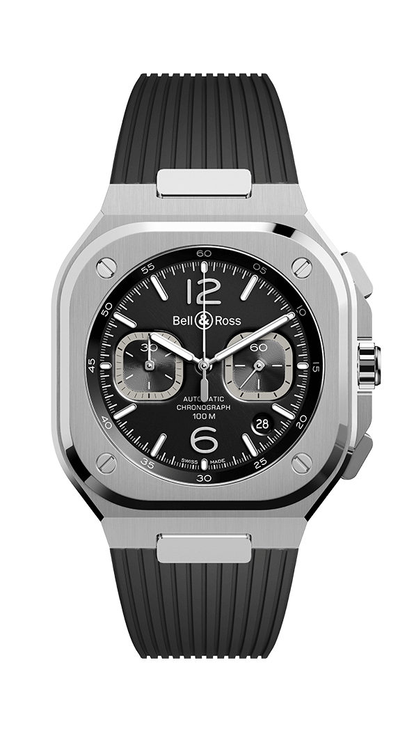 Bell Ross BR 05 Chrono Acier Noir BR05C-BL-ST/SRB