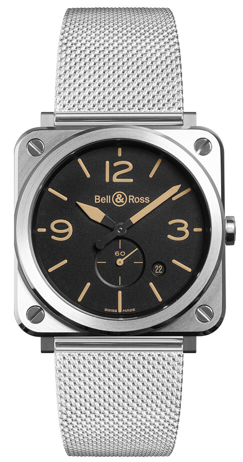 Réplique Montre Bell & Ross Instruments BR-S Quartz Acier Heritage Montre BRS-HERI-ST/SST