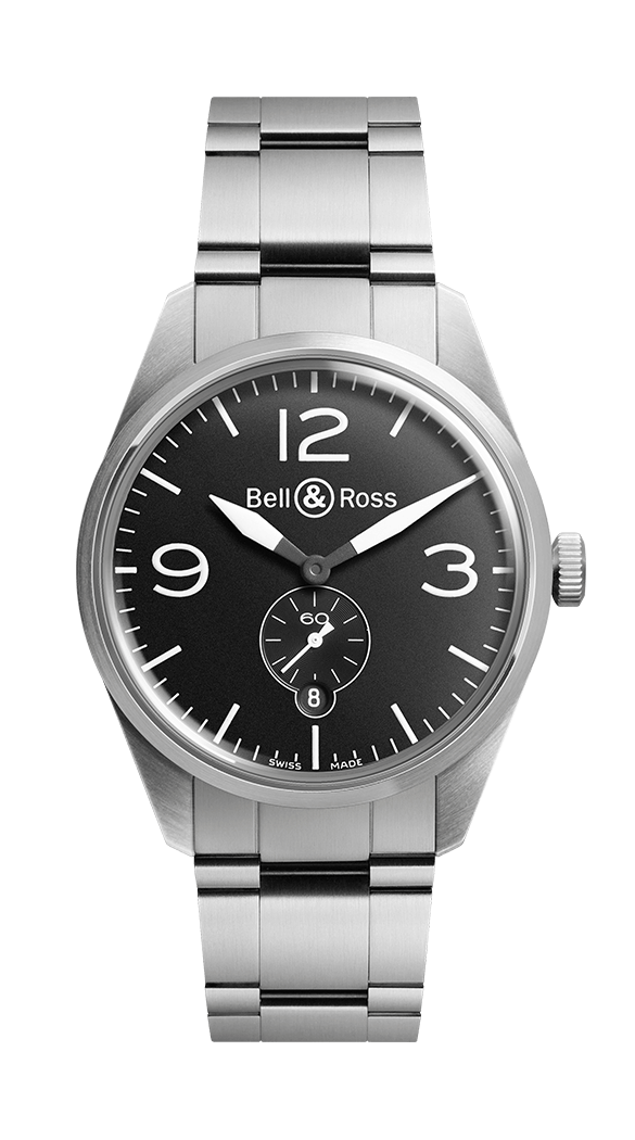 Bell Ross Vintage BR 123 Original Noir 41mm BRV123-BL-ST/SST