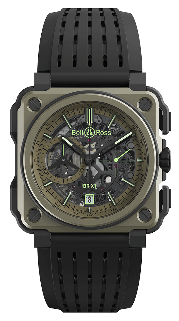 Réplique Montre Bell & Ross Experimental BR-X1 Military Khaki Titanium edition limitee BRX1-CE-TI-MIL