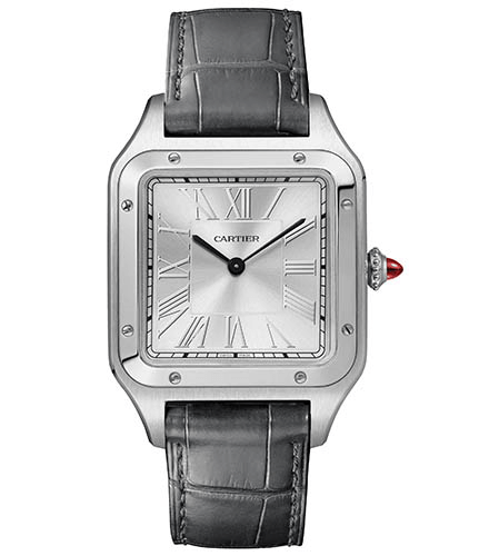 Cartier Santos Dumont Edition Limitee Platine \"Le Bresil\" WGSA0034