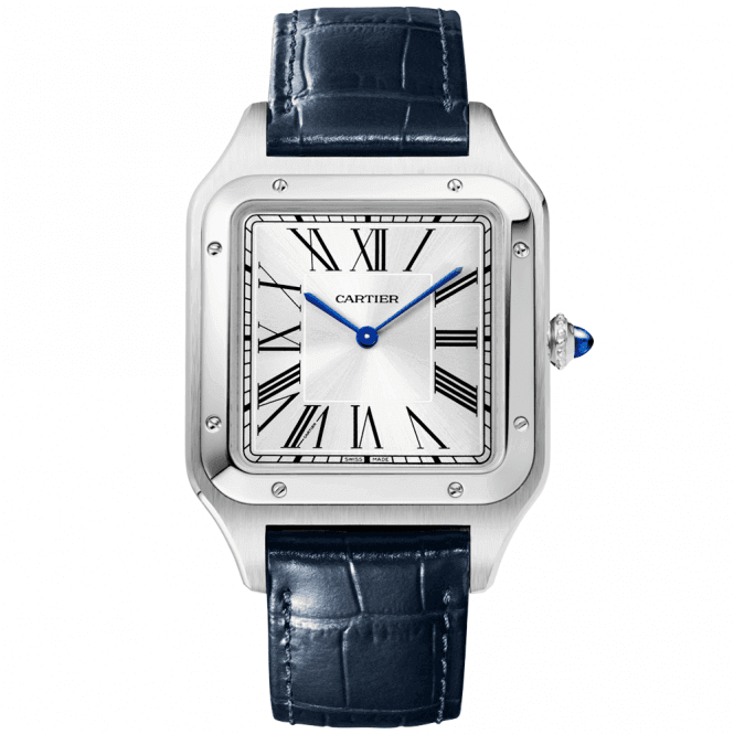 Cartier Santos Dumont XL Acier Cadran Argent WSSA0032