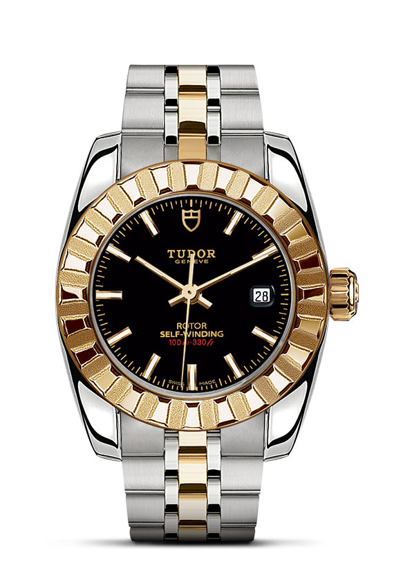 Réplique Montre Tudor Classic 28 mm en acier inoxydable M22013-0003