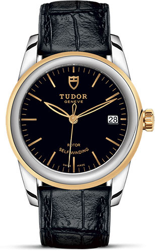 Réplique Montre Tudor Glamour Date 36 Acier Inoxydable m55003-0029