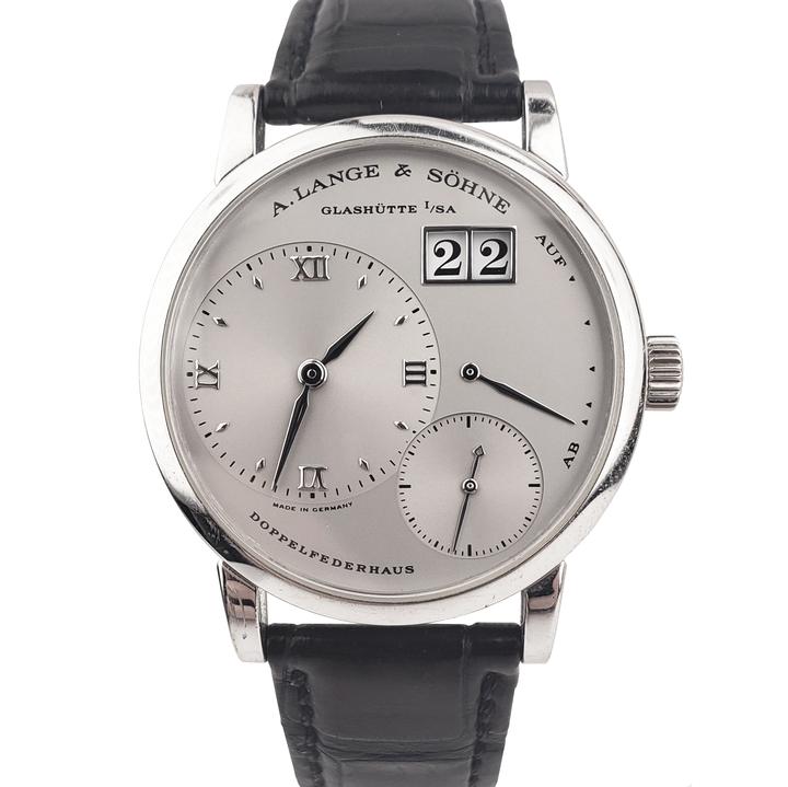 Copie de A. Lange & sohne \'Kleine 1\' Platine Mecanique Argent Romain 36mm Montre 111.025