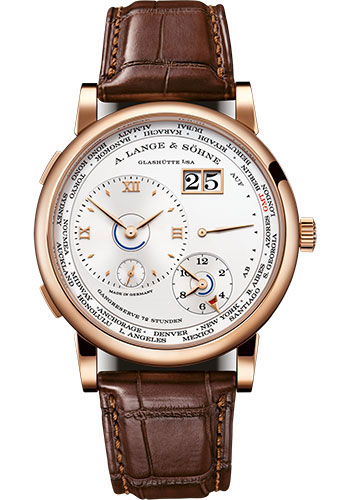 Copie de A. Lange and sohne Lange 1 Fuseau horaire 136.032 Or rose 18 carats