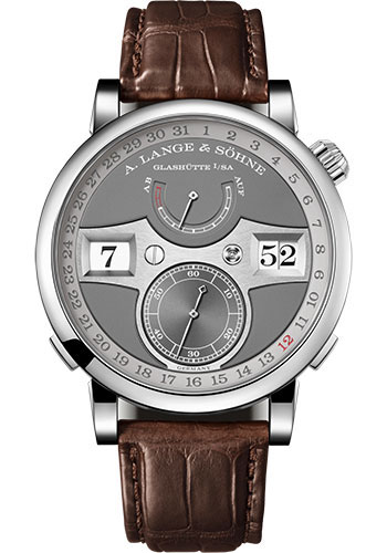 Copie de A. Lange & sohne Zeitwek Date Montre Gris Clair 148.038