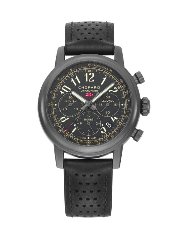 Copie de Chopard Mille Miglia 2020 Race Edition Cadran chronographe noir Homme 168589-3028