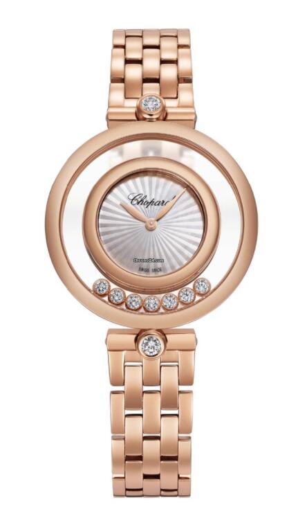 Copie de Chopard Happy Diamonds Icons Or Rose Femme 209426-5002