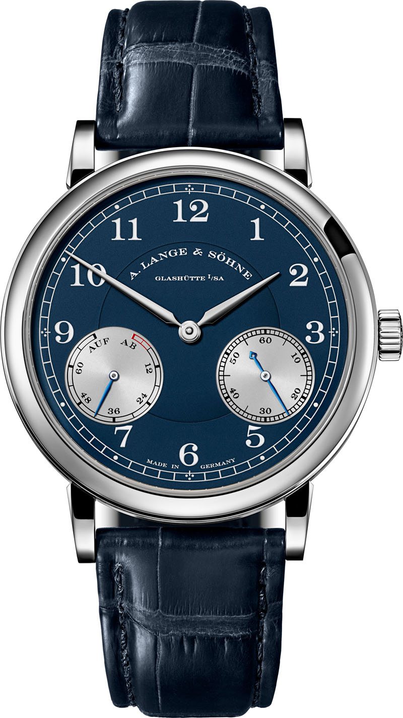 Réplique A. Lange & sohne 1815 Up/Down Or blanc / Bleu / Wempe (234.041)