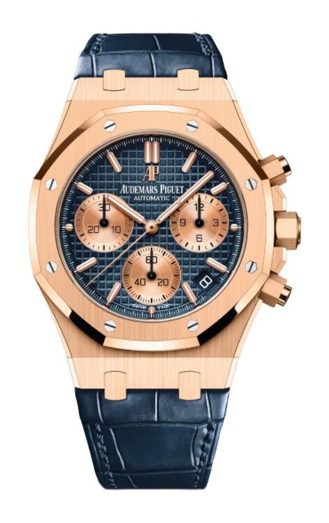 Copie de Audemars Piguet Royal Oak Chronographe Automatique 41 Or Rose 26239OR.OO.D315CR.01