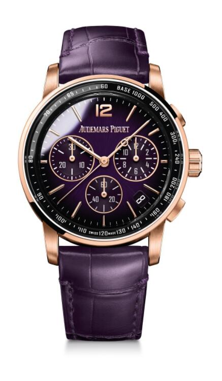 Copie de Audemars Piguet Code 11.59 Chronographe Automatique Or Rose 26393OR.OO.A616CR.01