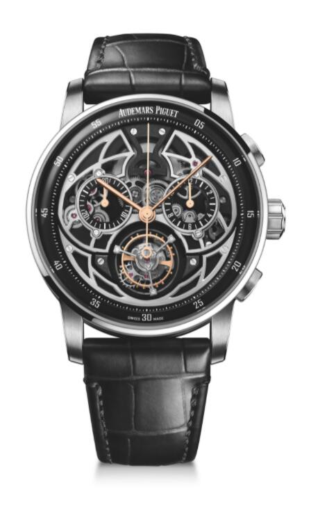 Copie de Audemars Piguet Code 11.59 Automatique Tourbillon Volant Chronographe Japon 26399CR.OO.D002CR.01