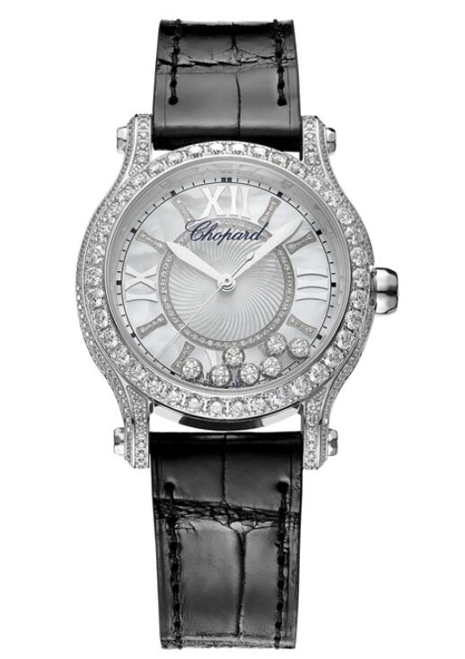 Réplique Chopard Happy Sport Nacre Cadran Guilloche Dames 274891-1008