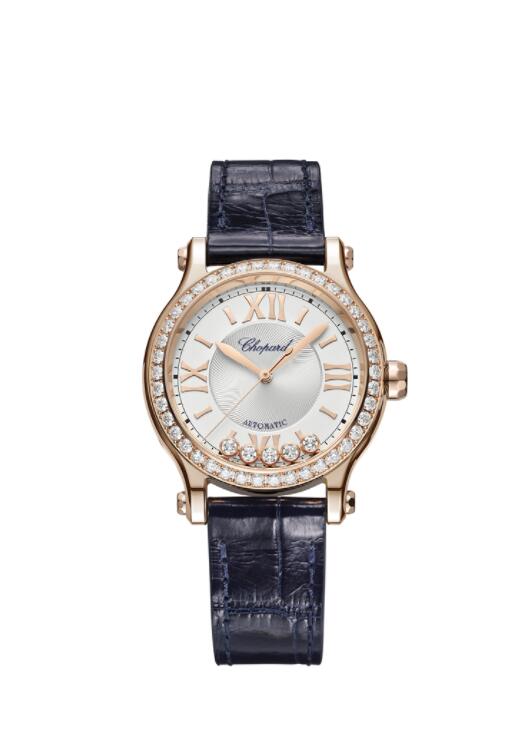 Copie de Chopard Happy Sport Or Rose Automatique 33 mm 275378-5003