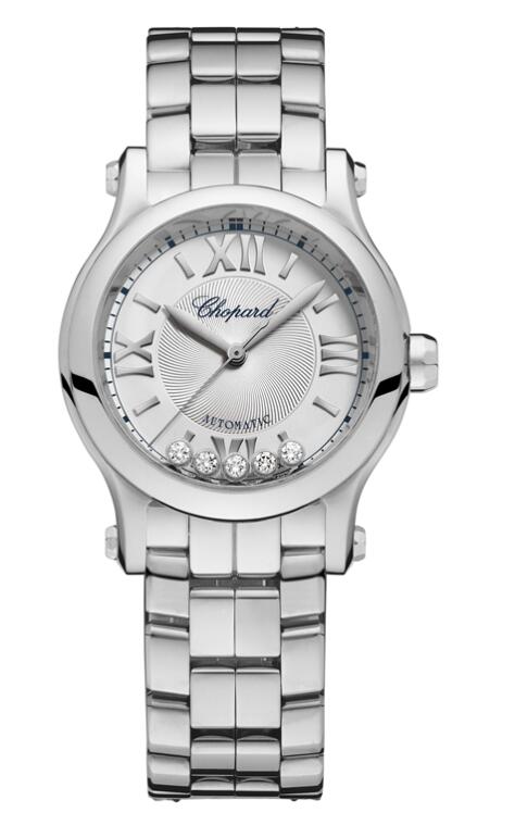 Copie de Chopard Happy Sport Automatique Cadran Argent Dames 278573-3012