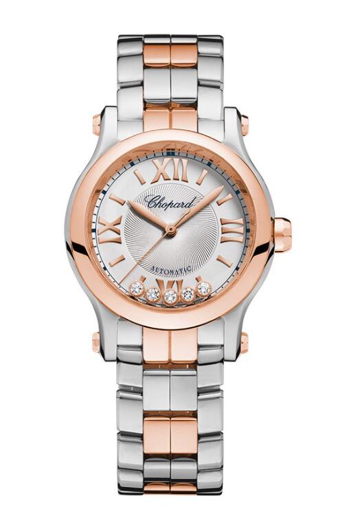 Copie de Chopard Happy Sport 30 mm Automatique Or Rose 278573-6017