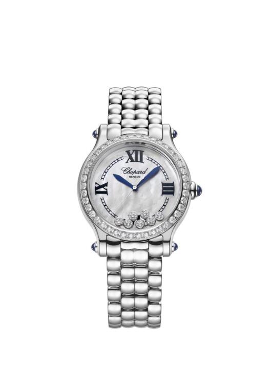 Réplique Chopard Happy Sport Automatique Diamant Cadran Nacre Dames 278610-3002