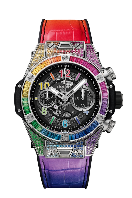 Copie de HUBLOT Big Bang Unico Titane Arc-en-ciel 45mm 411.NX.1117.LR.0999