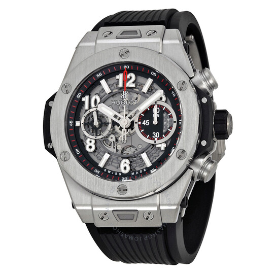 Copie de HUBLOT Big Bang Unico Titane Automatique Squelette 411.NX.1170.RX