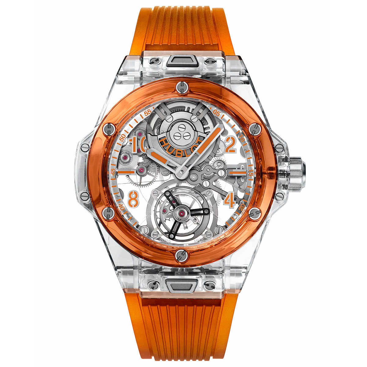 Réplique Montre Hublot Big Bang Tourbillon Orange Saphir 419.JX.0120.RT.OWM21