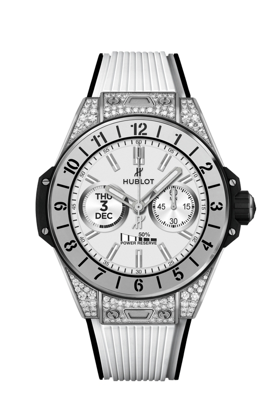 Copie de Hublot Big Bang et Titane Blanc Diamants 42 mm 440.NX.1101.RW.1704