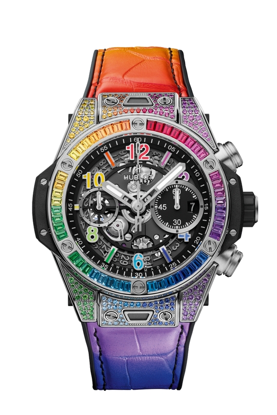 Réplique Montre Hublot Big Bang Unico Titanium Rainbow 441.NX.1117.LR.0999