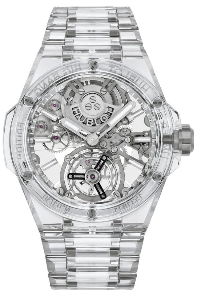 Copie de Hublot Big Bang Integral Tourbillon Plein Saphir 455.JX.0120.JX