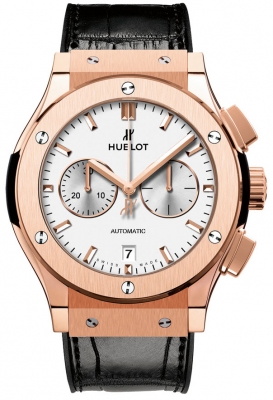 Copie de HUBLOT Classic Fusion Cadran Argent Chronographe Automatique 541.OX.2611.LR