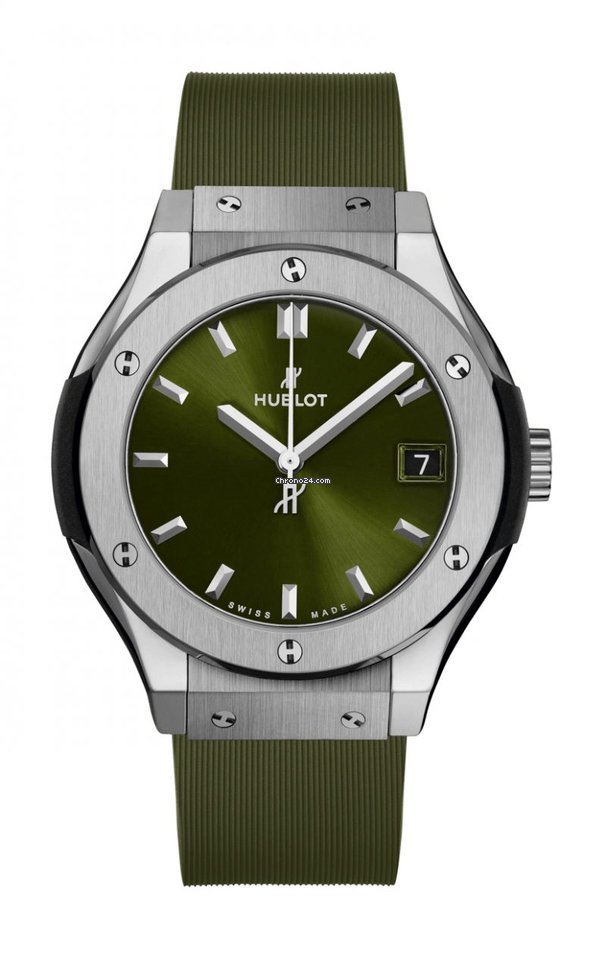 Réplique Hublot Classic Fusion Titane Vert 542.NX.8970.RX